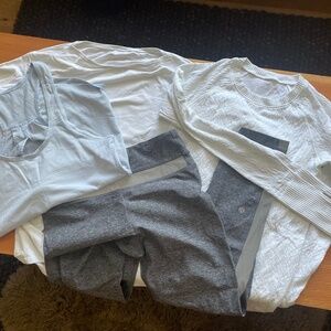Lululemon Bundle long sleeve shirts & tights